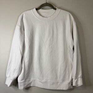 Lululemon White Crewneck Large